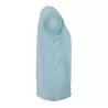 Tee-shirt femme coton léger coupe longue, manches courtes, 140 g/m²
