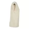 Tee-shirt femme coton léger coupe longue, manches courtes, 140 g/m²