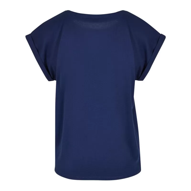 Tee-shirt femme coton léger coupe longue, manches courtes, 140 g/m²
