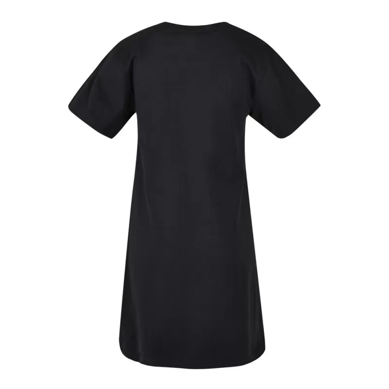 Robe en coton, look sportif et féminin, col ras du cou fin, coupe trapèze, 140 g/m²