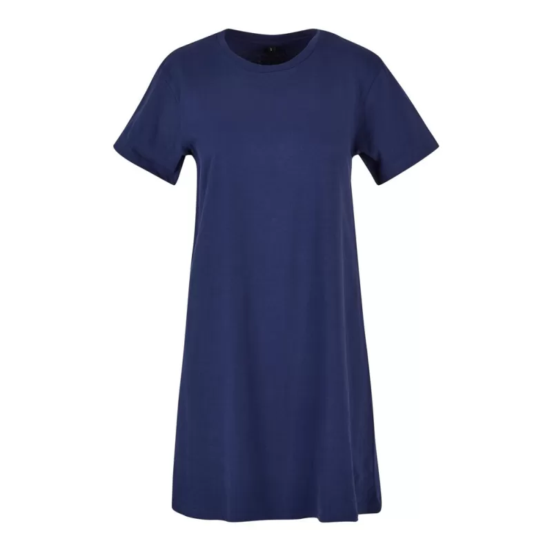 Robe en coton, look sportif et féminin, col ras du cou fin, coupe trapèze, 140 g/m²