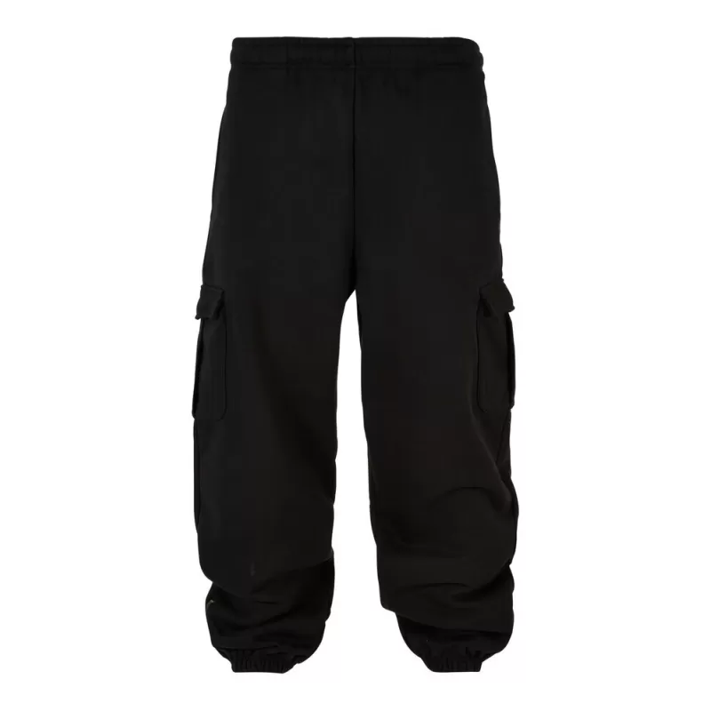 Pantalon de jogging vintage, poches cargo, bas de jambes resserés, 500 g/m²