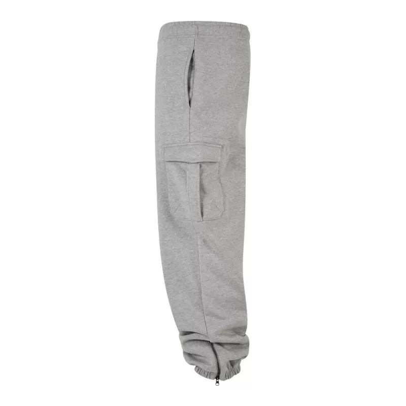 Pantalon de jogging vintage, poches cargo, bas de jambes resserés, 500 g/m²