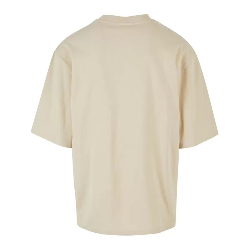 T-shirt oversize manches mi-longues col rond, épaules tombantes, en coton, 240 g/m²