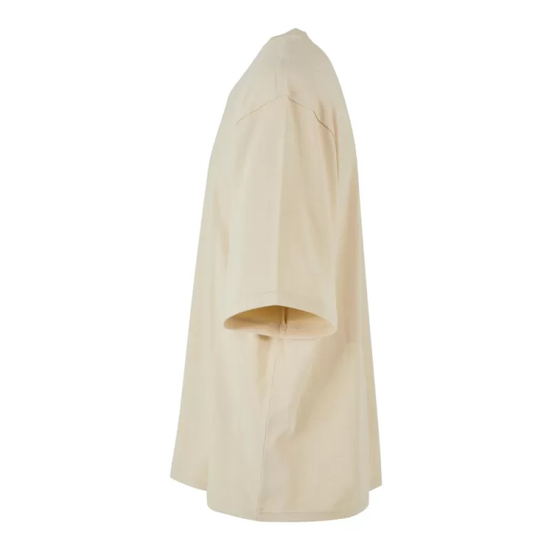 T-shirt oversize manches mi-longues col rond, épaules tombantes, en coton, 240 g/m²