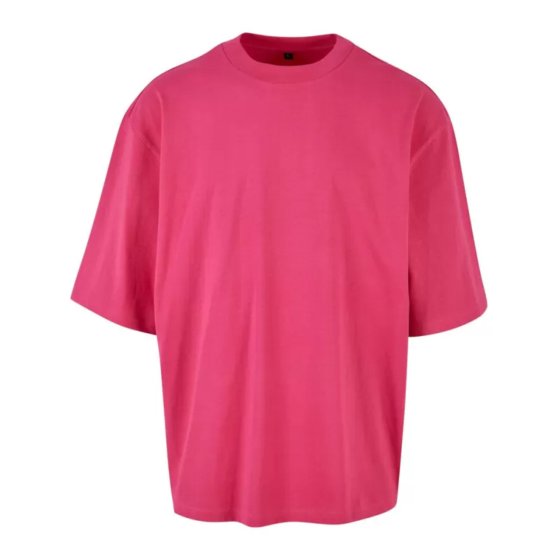 T-shirt oversize manches mi-longues col rond, épaules tombantes, en coton, 240 g/m²