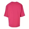 T-shirt oversize manches mi-longues col rond, épaules tombantes, en coton, 240 g/m²