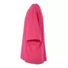 T-shirt oversize manches mi-longues col rond, épaules tombantes, en coton, 240 g/m²