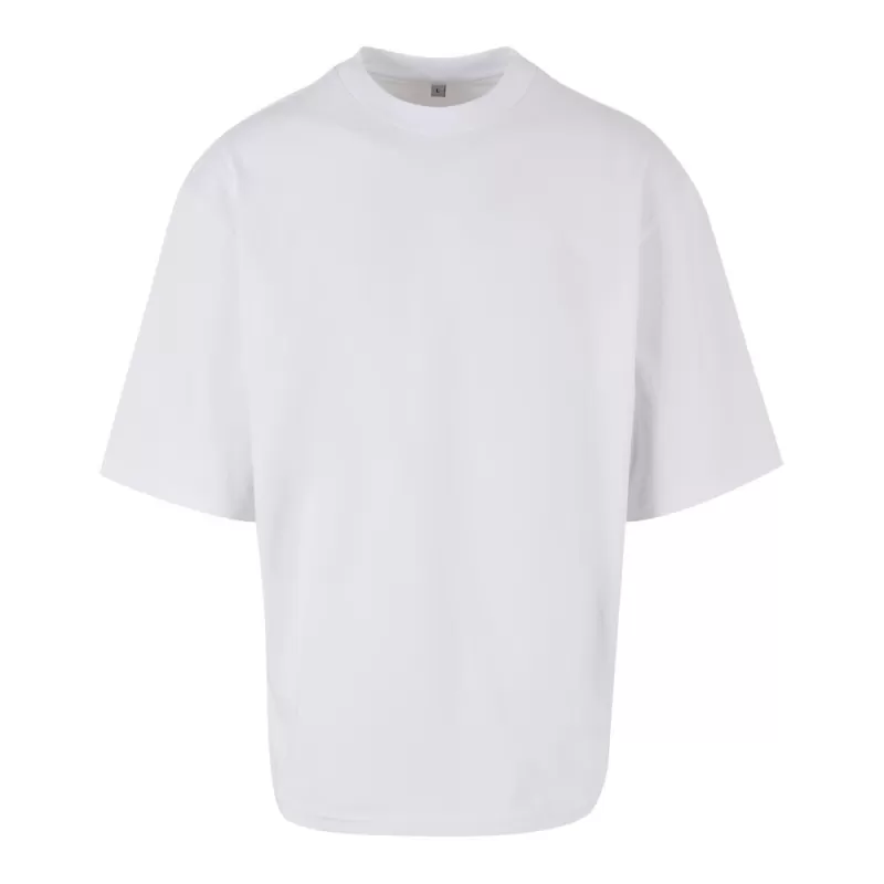 T-shirt oversize manches mi-longues col rond, épaules tombantes, en coton, 240 g/m²
