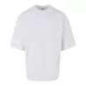 T-shirt oversize manches mi-longues col rond, épaules tombantes, en coton, 240 g/m²