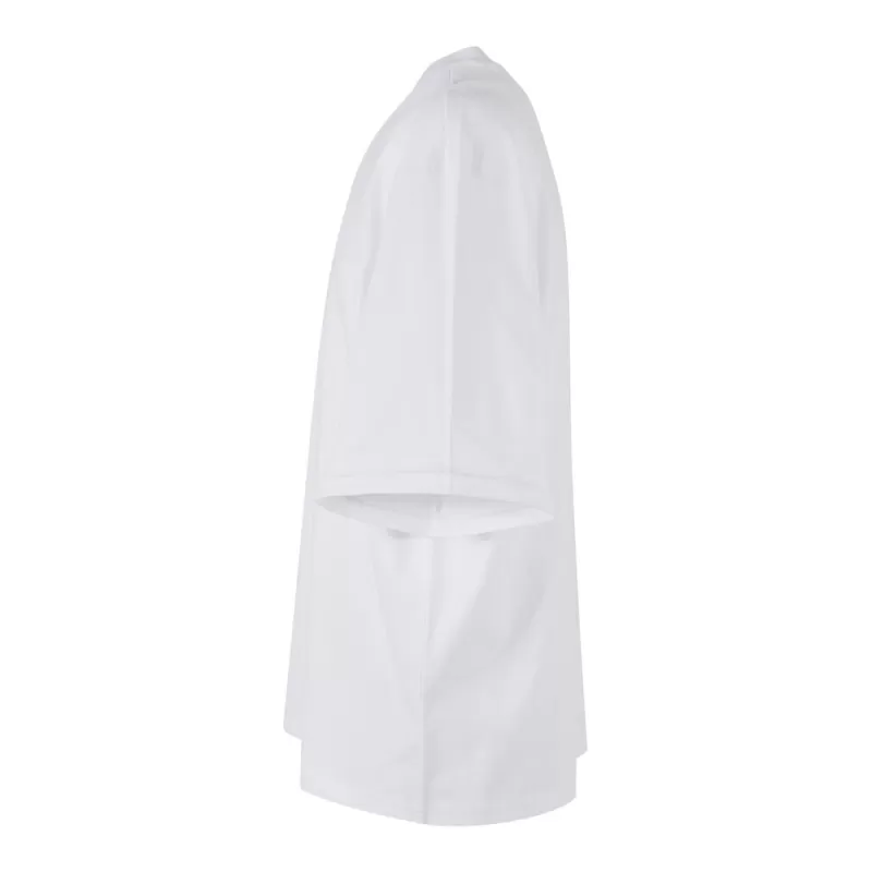 T-shirt oversize manches mi-longues col rond, épaules tombantes, en coton, 240 g/m²