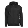 Veste à capuche coupe-vent, zip contrasté, respirante et imperméable