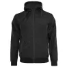 Veste à capuche coupe-vent, zip contrasté, respirante et imperméable