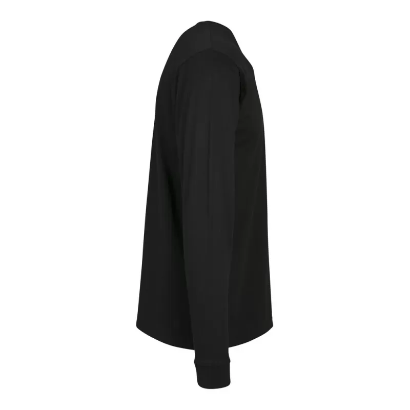 Tee-shirt coton manches longues confortable col rond, look sportif, 200 g/m²