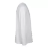 Tee-shirt coton manches longues confortable col rond, look sportif, 200 g/m²