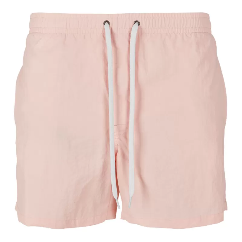 Short de plage décontracté, taille élastiquée, poches latérales, 120 g/m²