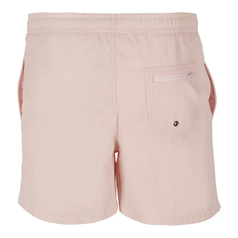 Short de plage décontracté, taille élastiquée, poches latérales, 120 g/m²