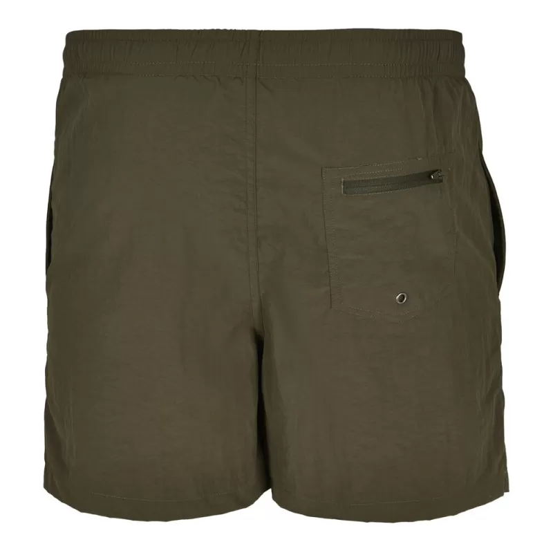 Short de plage décontracté, taille élastiquée, poches latérales, 120 g/m²
