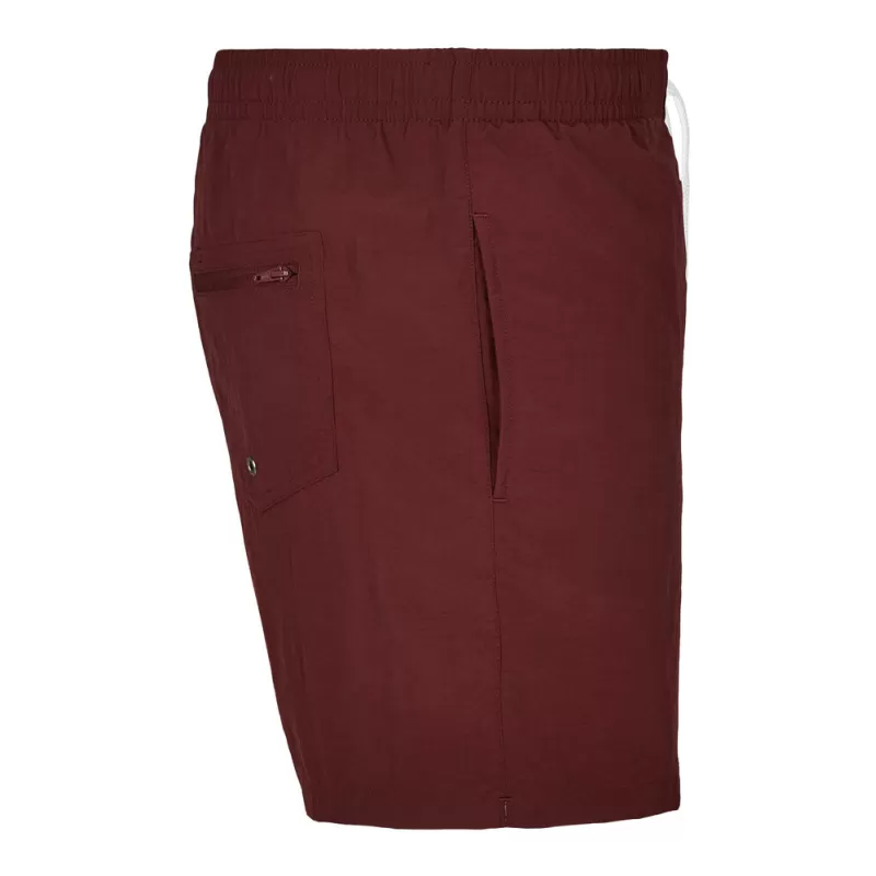 Short de plage décontracté, taille élastiquée, poches latérales, 120 g/m²