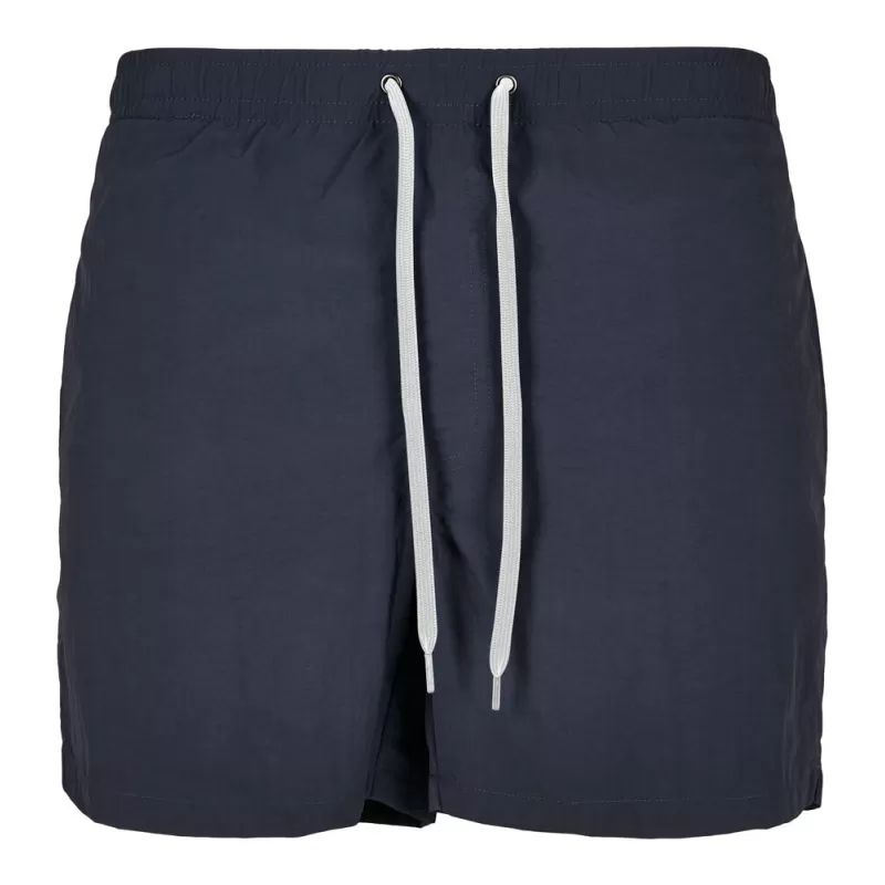 Short de plage décontracté, taille élastiquée, poches latérales, 120 g/m²