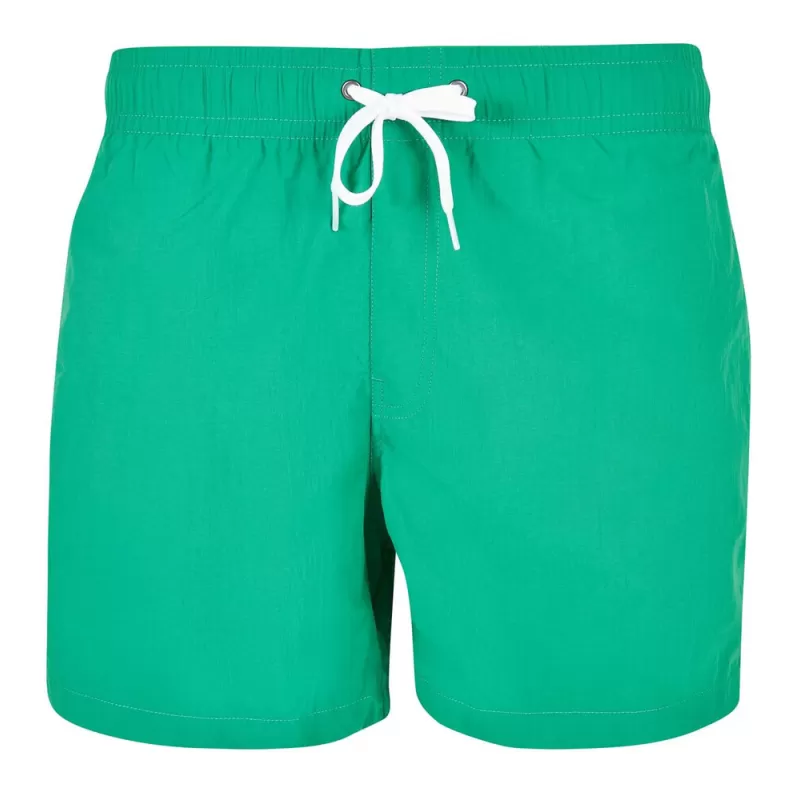 Short de plage décontracté, taille élastiquée, poches latérales, 120 g/m²