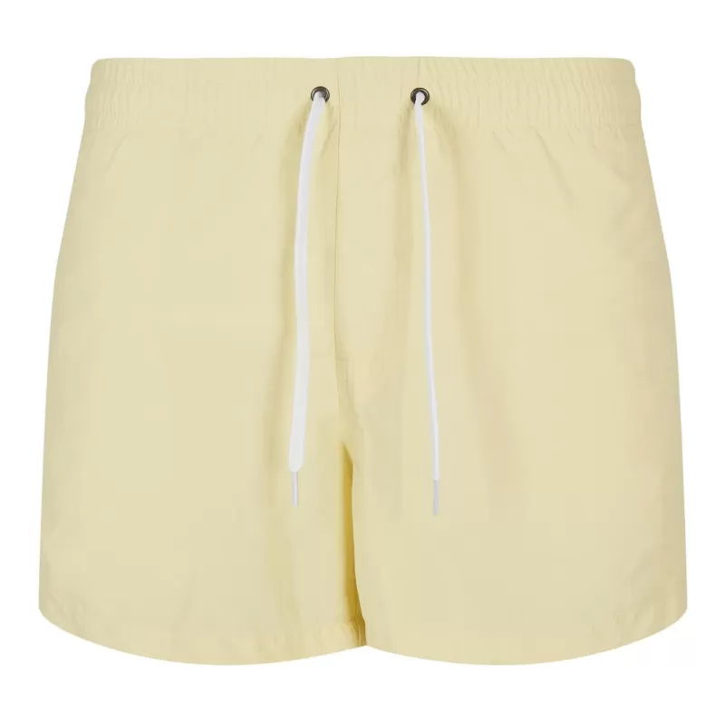 Short de plage décontracté, taille élastiquée, poches latérales, 120 g/m²