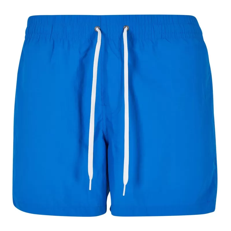 Short de plage décontracté, taille élastiquée, poches latérales, 120 g/m²