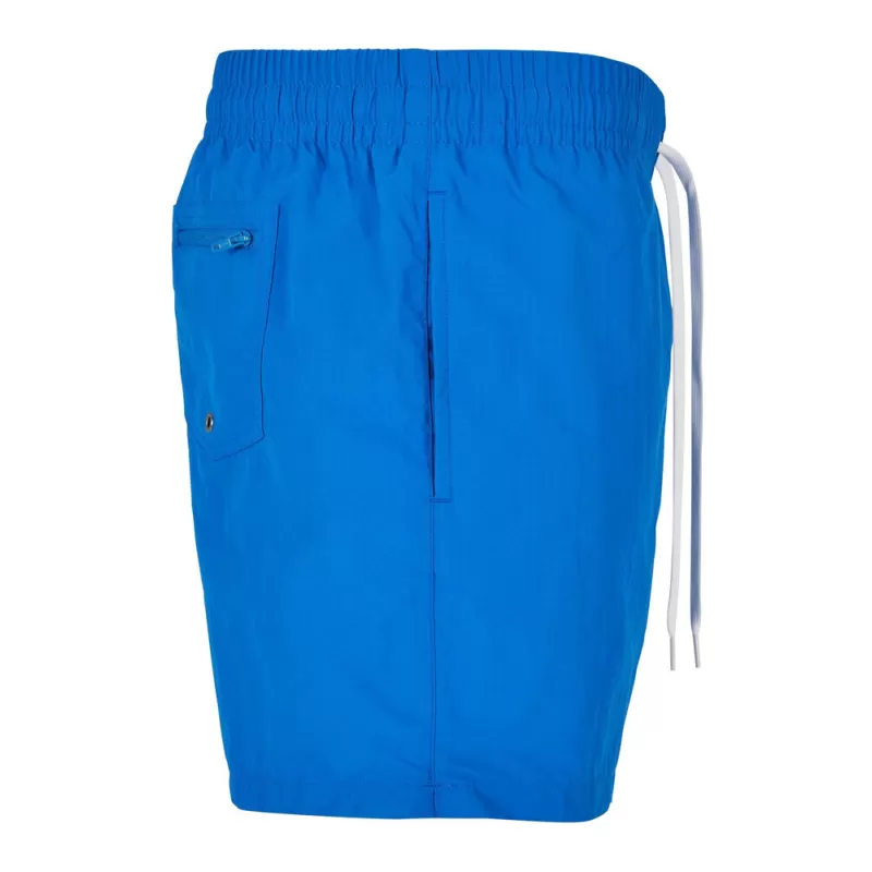 Short de plage décontracté, taille élastiquée, poches latérales, 120 g/m²