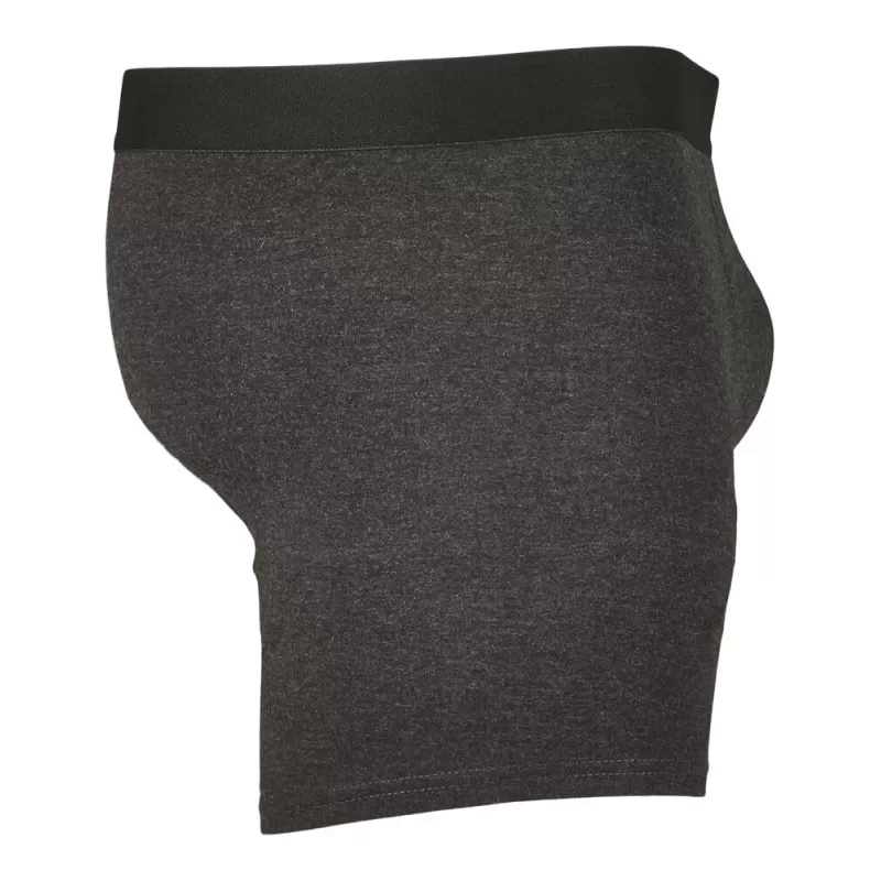Boxer homme, bande élastiquée à la taille, en coton extensible, lot de 2, 160 g/m²
