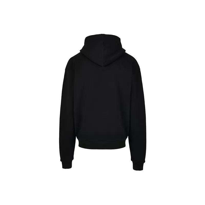 Sweat à capuche lourd en coton ultra épais, coupe casual, poche kangourou, 460 g/m²