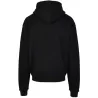 Sweat à capuche lourd en coton ultra épais, coupe casual, poche kangourou, 460 g/m²