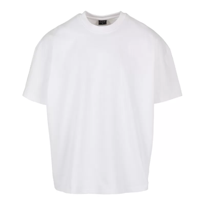 Tee-shirt urbain lourd, coupe large oversize, col rond, épaules tombantes, 300 g/m²