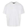 Tee-shirt urbain lourd, coupe large oversize, col rond, épaules tombantes, 300 g/m²
