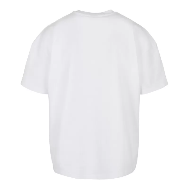 Tee-shirt urbain lourd, coupe large oversize, col rond, épaules tombantes, 300 g/m²