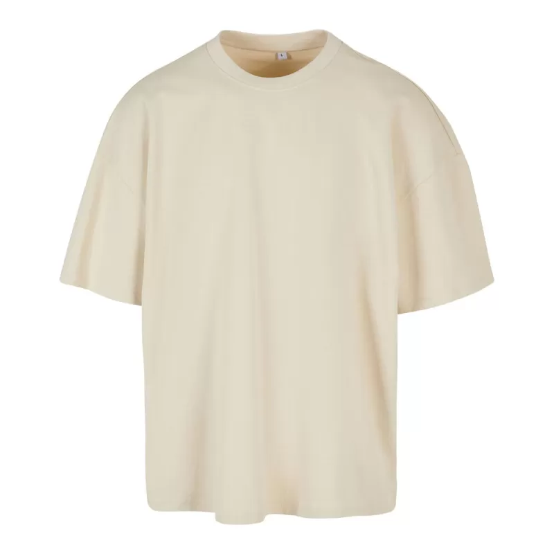 Tee-shirt urbain lourd, coupe large oversize, col rond, épaules tombantes, 300 g/m²