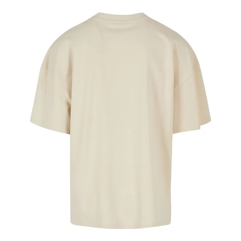 Tee-shirt urbain lourd, coupe large oversize, col rond, épaules tombantes, 300 g/m²