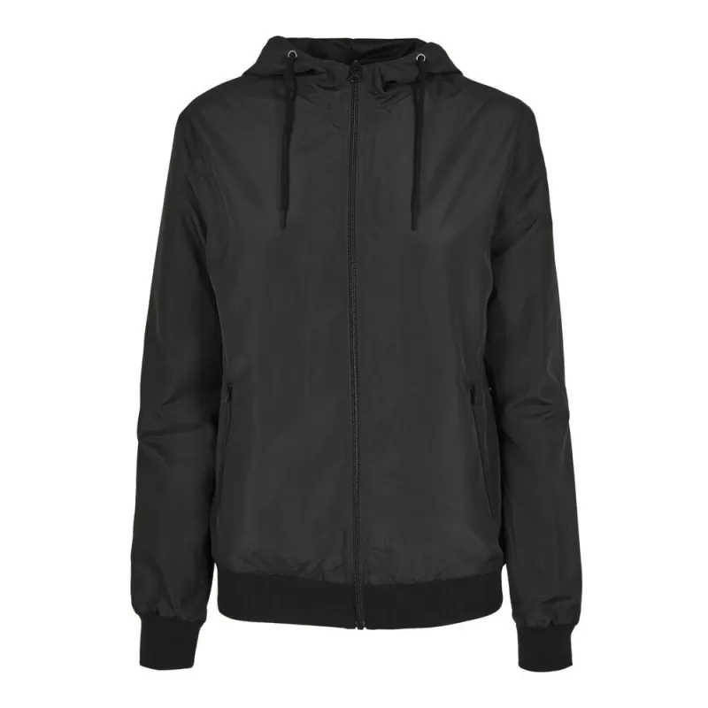 Coupe-vent de sport femme polyester recyclé léger, coupe classique, 82 g/m²