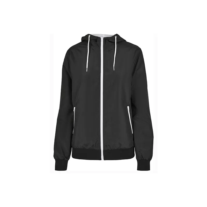 Coupe-vent de sport femme polyester recyclé léger, coupe classique, 82 g/m²