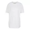 Tee-shirt oversize femme en coton doux col rond, manches courtes, 220 g/m²
