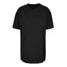 Tee-shirt oversize femme en coton doux col rond, manches courtes, 220 g/m²