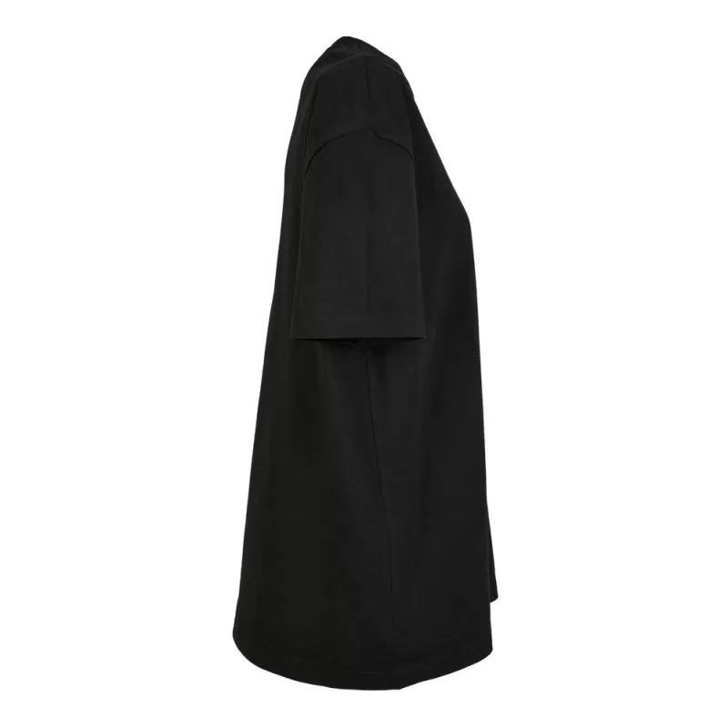 Tee-shirt oversize femme en coton doux col rond, manches courtes, 220 g/m²