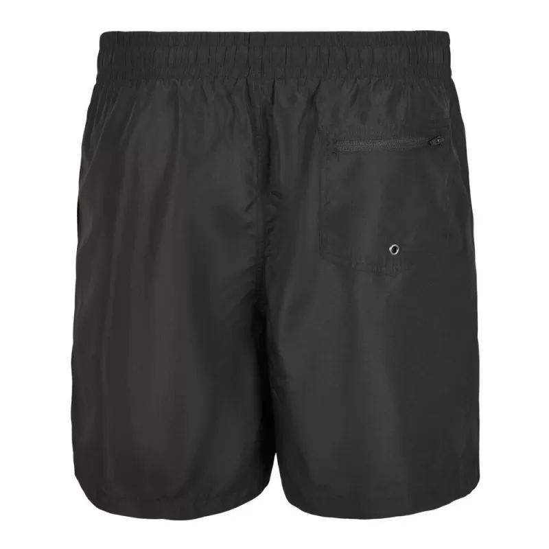 Short de bain classique en polyester recyclé, ceinture élastiquée, poches filet