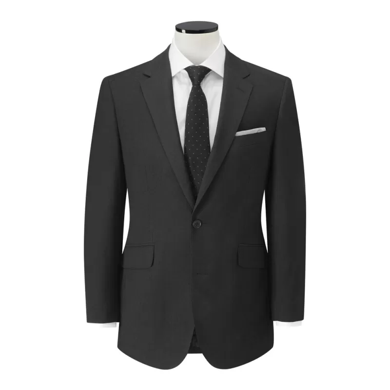 Veste de costume homme contemporaine 2 boutons, doublée, 270 g/m²