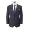 Veste de costume homme contemporaine 2 boutons, doublée, 270 g/m²