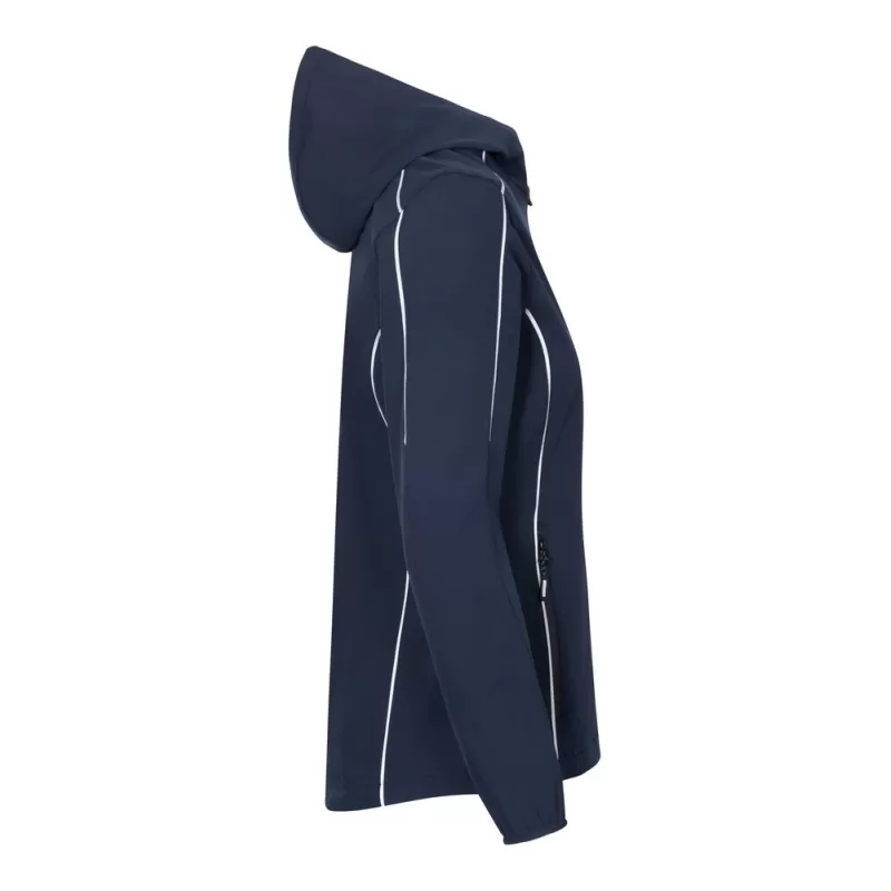Veste softshell 3 couches légère femme à capuche, imperméable, respirante, 260 g/m²
