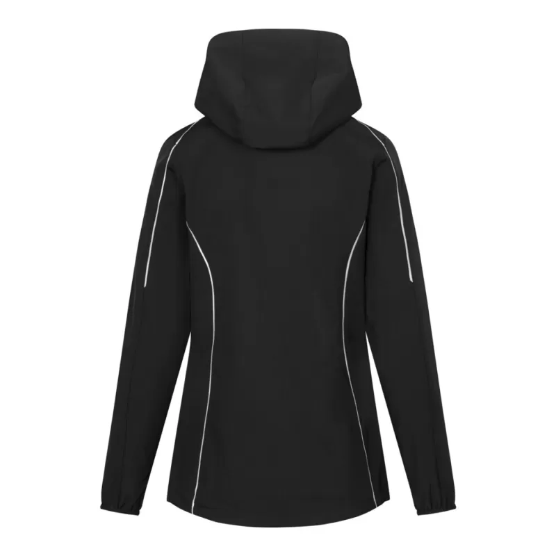 Veste softshell 3 couches légère femme à capuche, imperméable, respirante, 260 g/m²