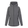 Veste softshell 3 couches légère femme à capuche, imperméable, respirante, 260 g/m²