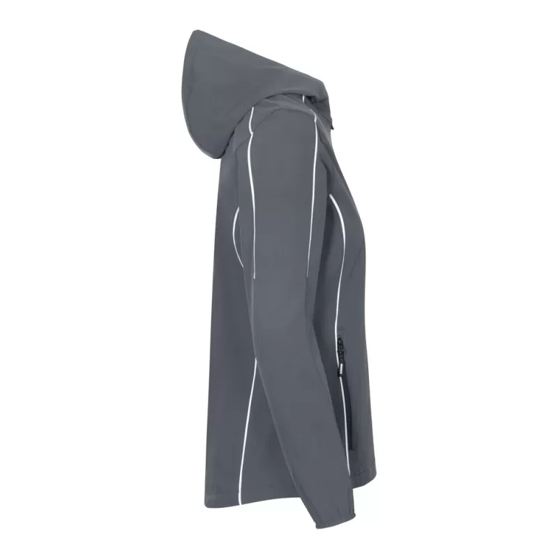 Veste softshell 3 couches légère femme à capuche, imperméable, respirante, 260 g/m²
