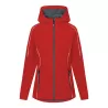 Veste softshell 3 couches légère femme à capuche, imperméable, respirante, 260 g/m²