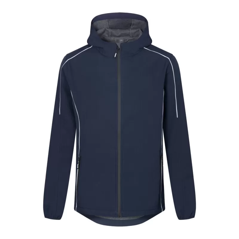 Veste softshell 3 couches légère homme à capuche imperméable, respirante, 260 g/m²